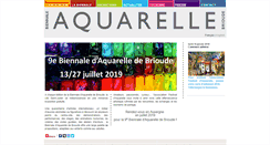 Desktop Screenshot of biennale-aquarelle.com